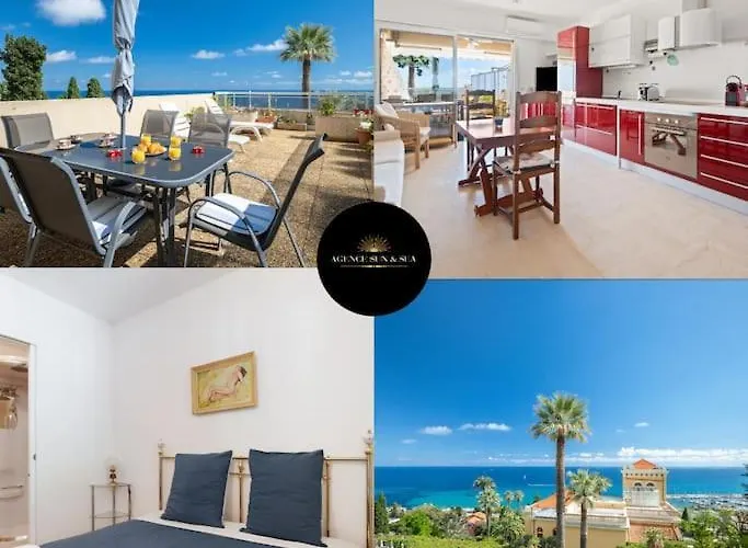 Les Terrasses - Vue - Clim - Parking Inclus Appartement