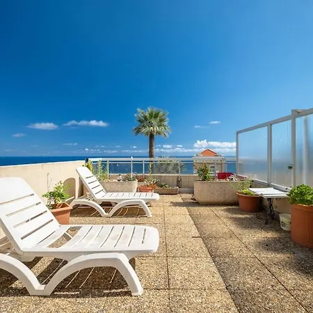 Apartment Les Terrasses - Vue - Clim - Parking Inclus Menton