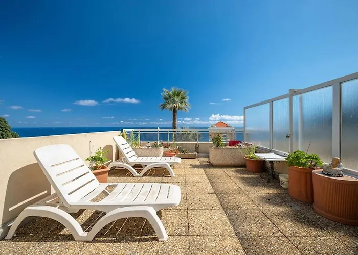 Apartment Les Terrasses - Vue - Clim - Parking Inclus Menton